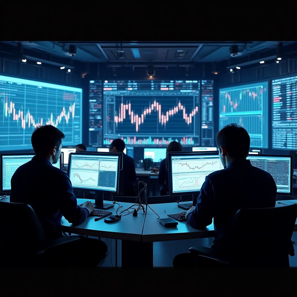 Sala de trading en vivo